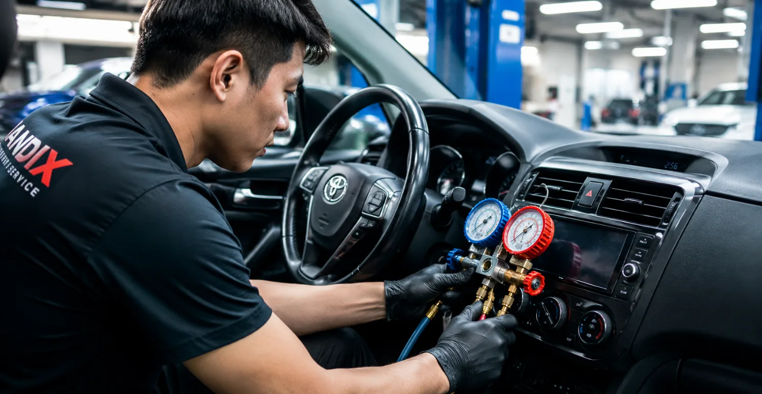 Car air-conditioning service